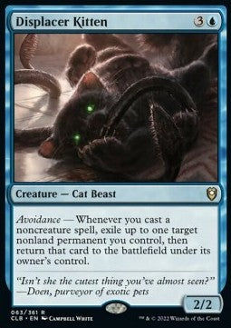 Displacer Kitten CLB-63 Rare Near Mint Englisch