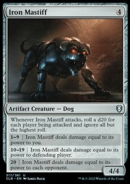 Eisendogge CLB-317 Uncommon Near Mint Englisch Foil