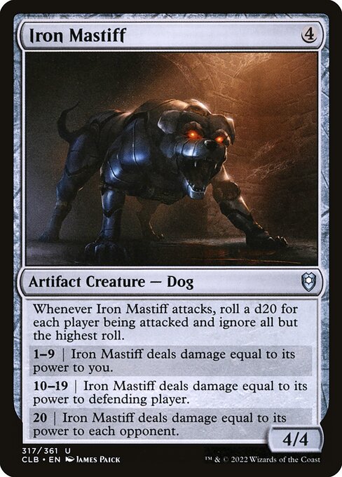 Eisendogge CLB-317 Uncommon Near Mint Englisch Foil