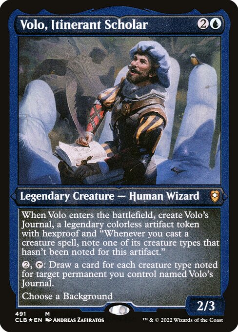 Volo, reisender Gelehrter (V.1) XCLB-491 Mythic Near Mint Englisch
