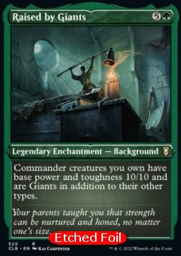 Aufgewachsen bei den Riesen (V.1) XCLB-520 Rare Excellent Deutsch Foil