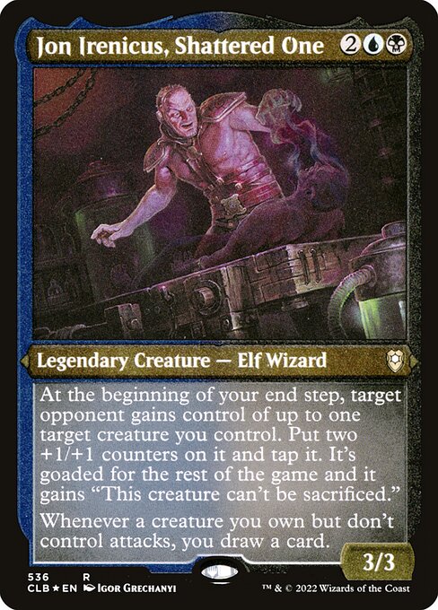 Jon Irenicus, Shattered One XCLB-536 Rare Near Mint Englisch Foil