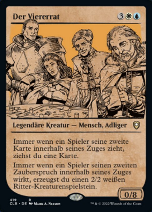 Der Viererrat (V.2) XCLB-419 Rare Excellent Deutsch Foil