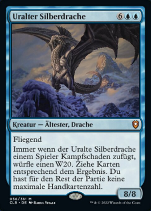 Uralter Silberdrache CLB-56 Mythic Light Played Deutsch
