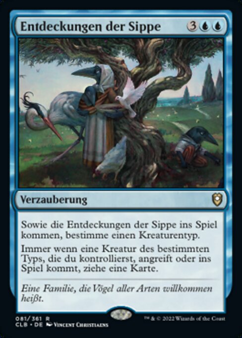 Entdeckungen der Sippe CLB-81 Rare Near Mint Deutsch