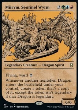 Miirym der Wächterwyrm (V.2) XCLB-431 Rare Excellent Deutsch