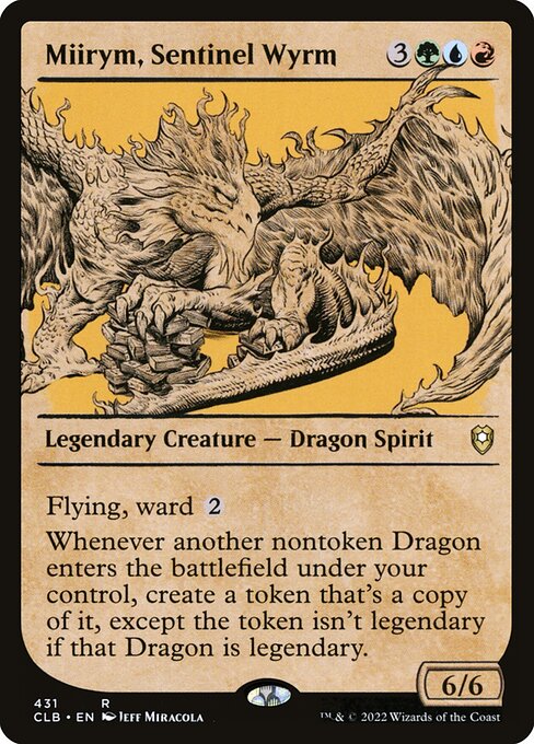 Miirym, Sentinel Wyrm XCLB-431 Rare Excellent Englisch