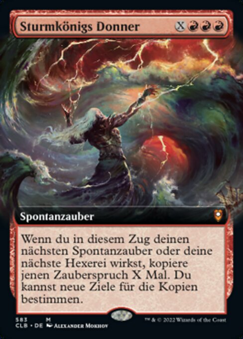 Sturmkönigs Donner XCLB-583 Mythic Excellent Deutsch Foil