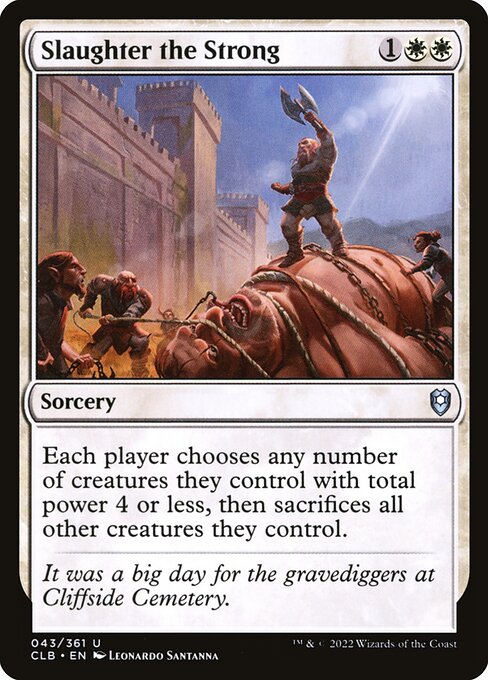 Die Starken metzeln CLB-43 Uncommon Excellent Englisch Foil