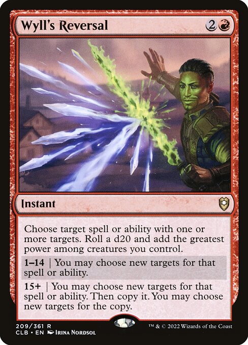 Wylls Umkehrung CLB-209 Rare Excellent Englisch Foil