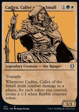 Cadira, Ruferin der Kleinen (V.2) XCLB-417 Uncommon Excellent Englisch Foil