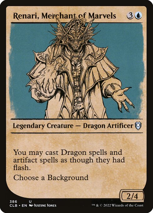Renari die Wunderhändlerin (V.2) XCLB-386 Uncommon Light Played Englisch Foil