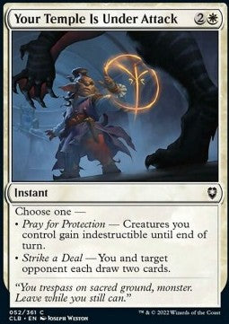 Dein Tempel wird angegriffen CLB-52 Common Near Mint Englisch Foil