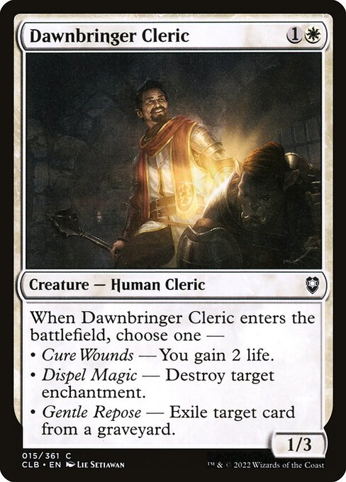 Lichtbringer-Kleriker CLB-15 Common Near Mint Englisch Foil