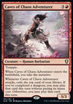 Chaoshöhlen-Abenteurerin CLB-167 Rare Near Mint Deutsch Foil