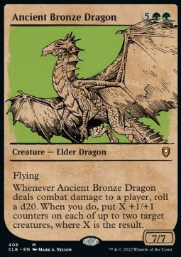 Uralter Bronzedrache (V.2) XCLB-406 Mythic Near Mint Englisch