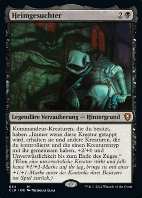 Heimgesuchter (V.1) XCLB-654 Mythic Near Mint Deutsch Foil
