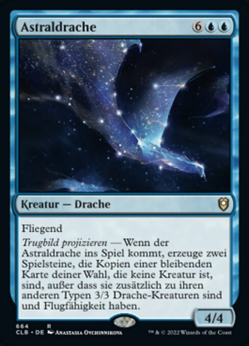 Astraldrache (V.1) XCLB-664 Rare Near Mint Deutsch