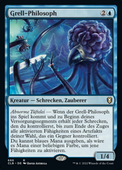 Grell-Philosoph (V.1) XCLB-666 Rare Near Mint Deutsch