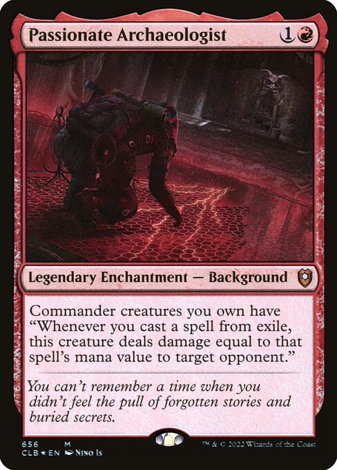 Passionate Archaeologist XCLB-656 Mythic Excellent Englisch Foil