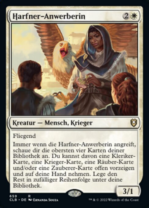 Harfner-Anwerberin (V.1) XCLB-659 Rare Near Mint Deutsch