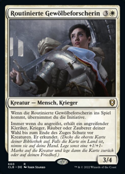 Routinierte Gewölbeforscherin (V.1) XCLB-660 Rare Near Mint Deutsch