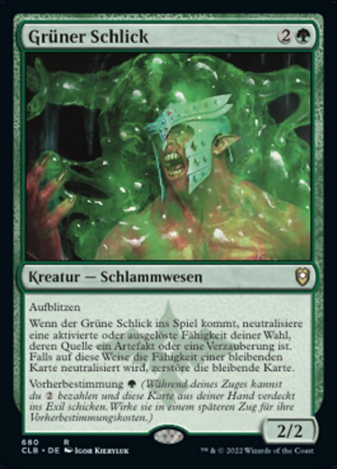 Grüner Schlick (V.1) XCLB-680 Rare Excellent Deutsch