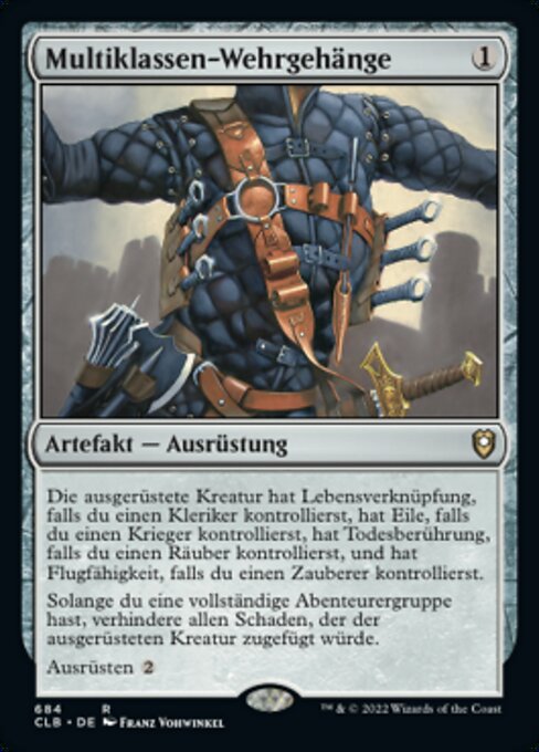 Multiklassen-Wehrgehänge (V.1) XCLB-684 Rare Near Mint Deutsch