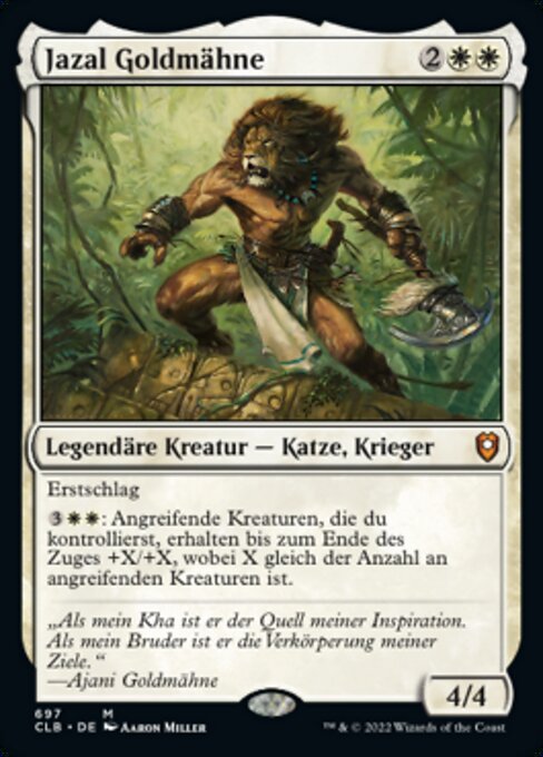 Jazal Goldmähne XCLB-697 Mythic Near Mint Deutsch