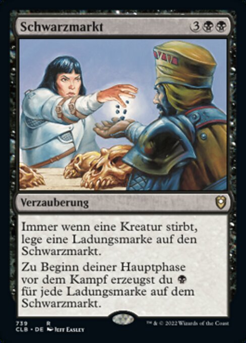 Schwarzmarkt XCLB-739 Rare Near Mint Deutsch