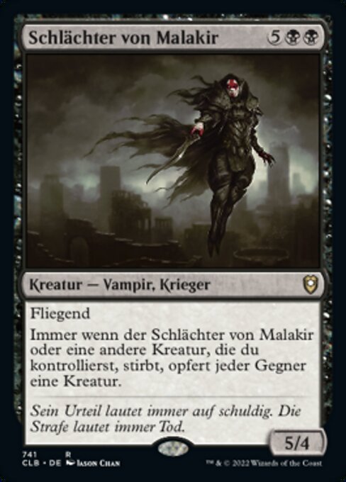 Schlächter von Malakir XCLB-741 Rare Near Mint Deutsch