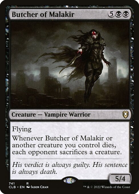 Butcher of Malakir XCLB-741 Rare Near Mint Englisch