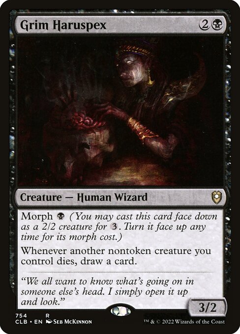 Grim Haruspex XCLB-754 Rare Near Mint Englisch
