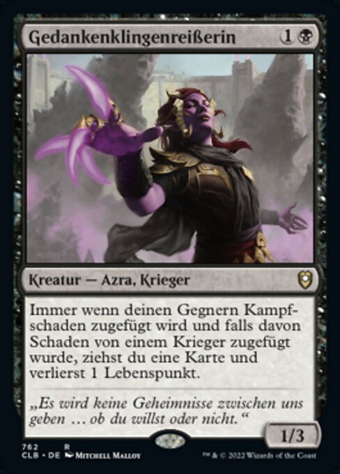 Gedankenklingenreißerin XCLB-762 Rare Near Mint Deutsch
