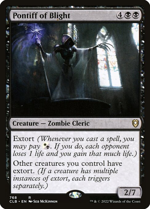 Pontiff of Blight XCLB-768 Rare Near Mint Englisch