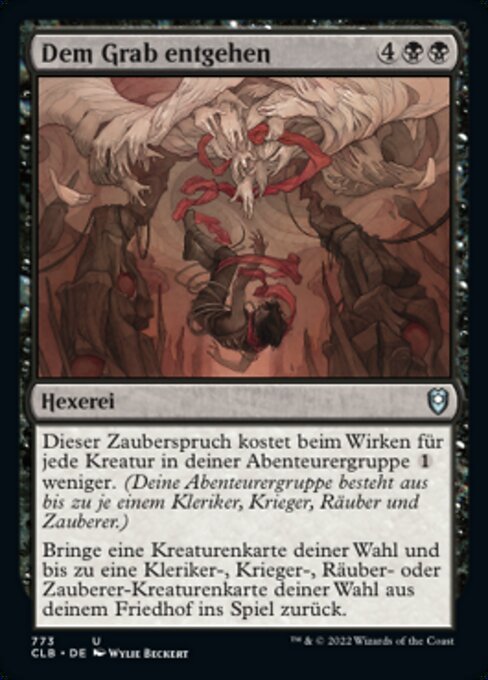 Dem Grab entgehen XCLB-773 Uncommon Near Mint Deutsch