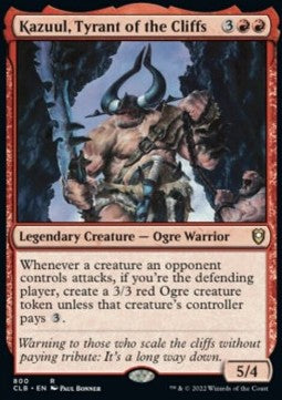 Kazuul, der Tyrann der Klippen XCLB-800 Rare Excellent Englisch