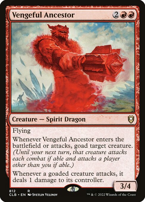 Vengeful Ancestor XCLB-812 Rare Near Mint Englisch