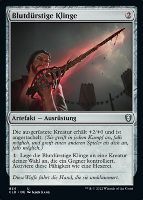 Blutdürstige Klinge XCLB-854 Uncommon Near Mint Deutsch