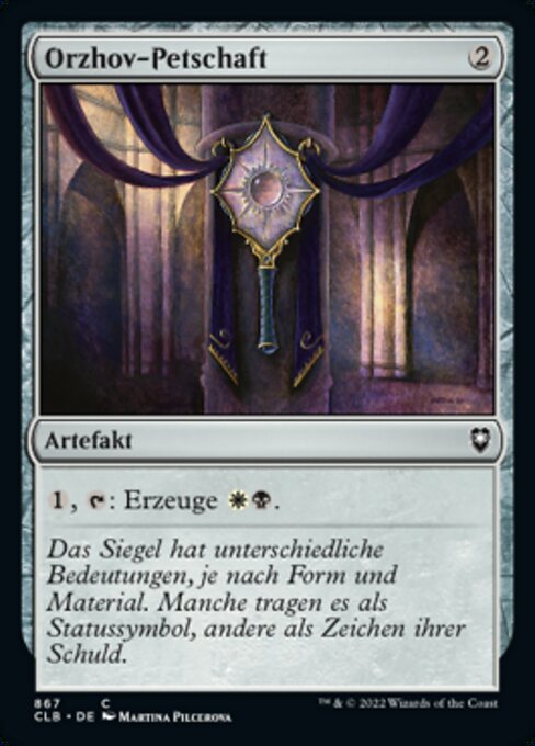 Orzhov-Petschaft XCLB-867 Common Excellent Deutsch