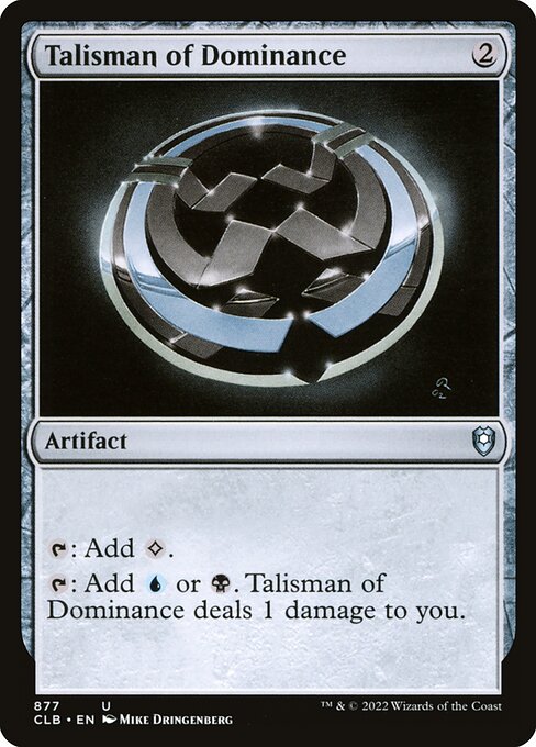 Talisman of Dominance XCLB-877 Uncommon Near Mint Englisch