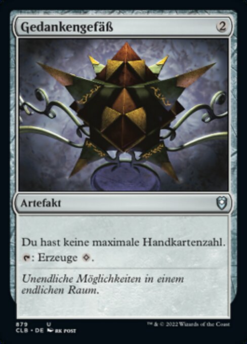 Gedankengefäß XCLB-879 Uncommon Excellent Deutsch