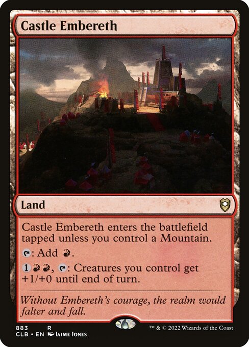 Castle Embereth XCLB-883 Rare Near Mint Englisch