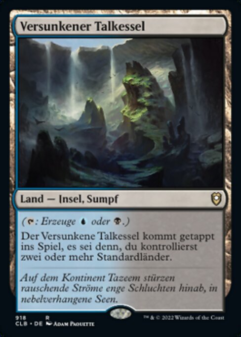Versunkener Talkessel XCLB-918 Rare Near Mint Deutsch