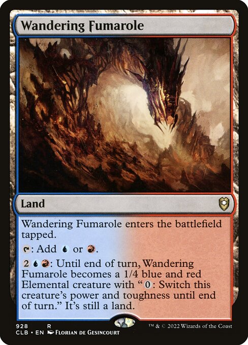 Wandering Fumarole XCLB-928 Rare Excellent Englisch