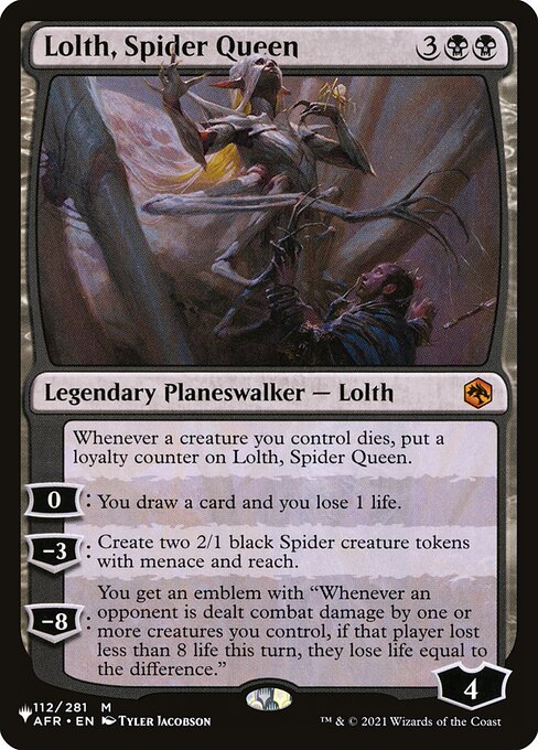 Lolth, Spider Queen ZNL-112 Mythic Excellent Englisch