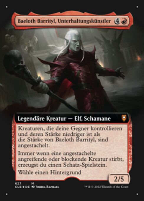 Baeloth Barrityl, Unterhaltungskünstler (V.2) XCLB-627 Mythic Near Mint Deutsch