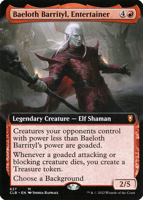 Baeloth Barrityl, Entertainer XCLB-627 Mythic Excellent Englisch