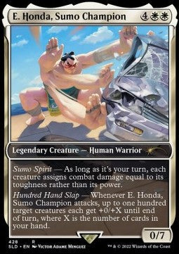 E. Honda, Sumo Champion SLDFS-428 Rare Excellent Englisch Foil