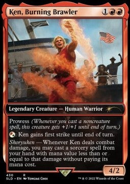 Ken, Burning Brawler SLDFS-430 Rare Excellent Englisch Foil
